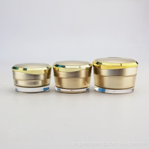 Plastic Cosmetics Packaging Acrylic Cream Jar 15g30g50g